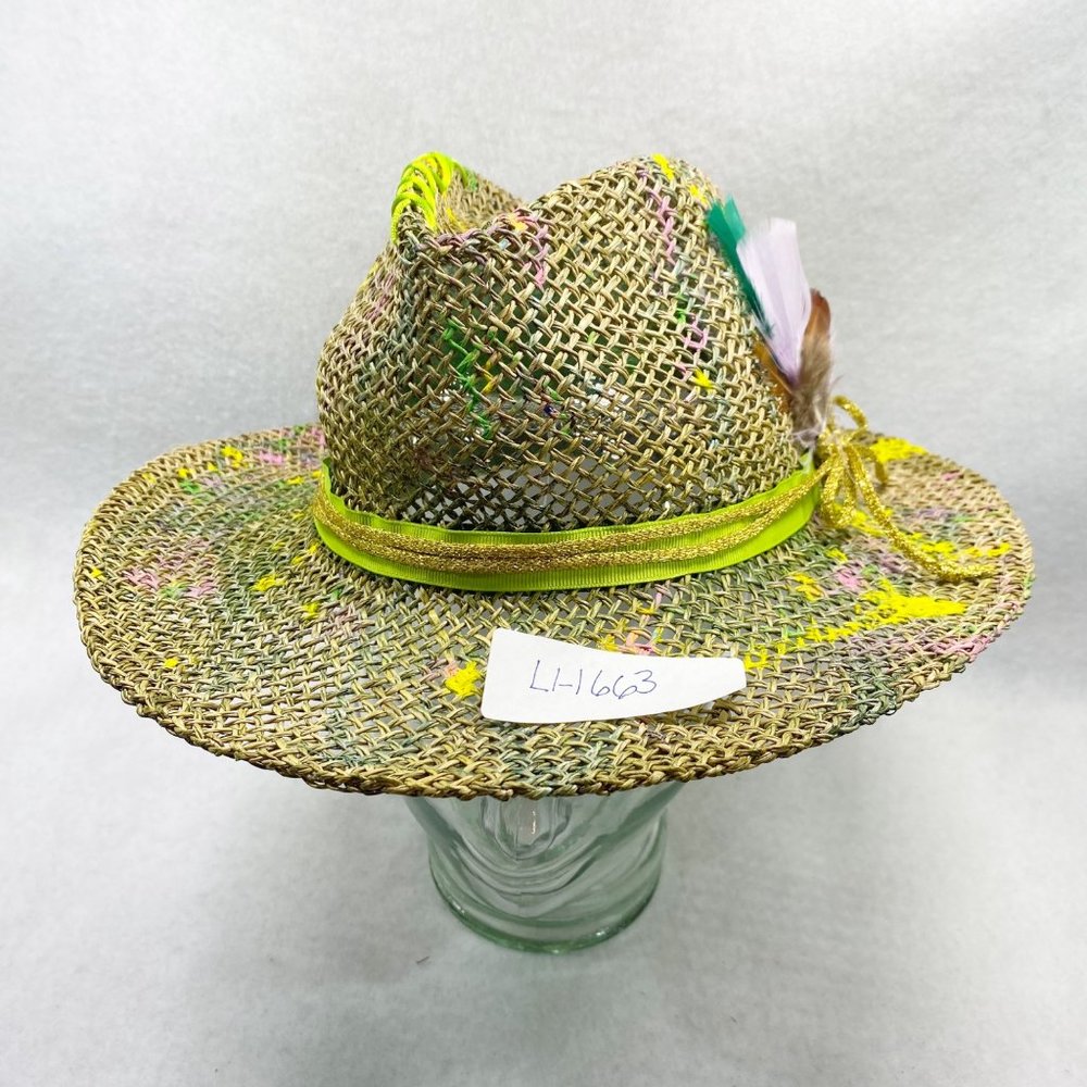 Paint Splatter Straw Rancher OS - Picture 10 of 11